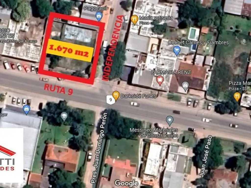 LA MEJOR ESQUINA DE FUNES 1.670 m2, APTO COMERCIAL/DESARROLLO