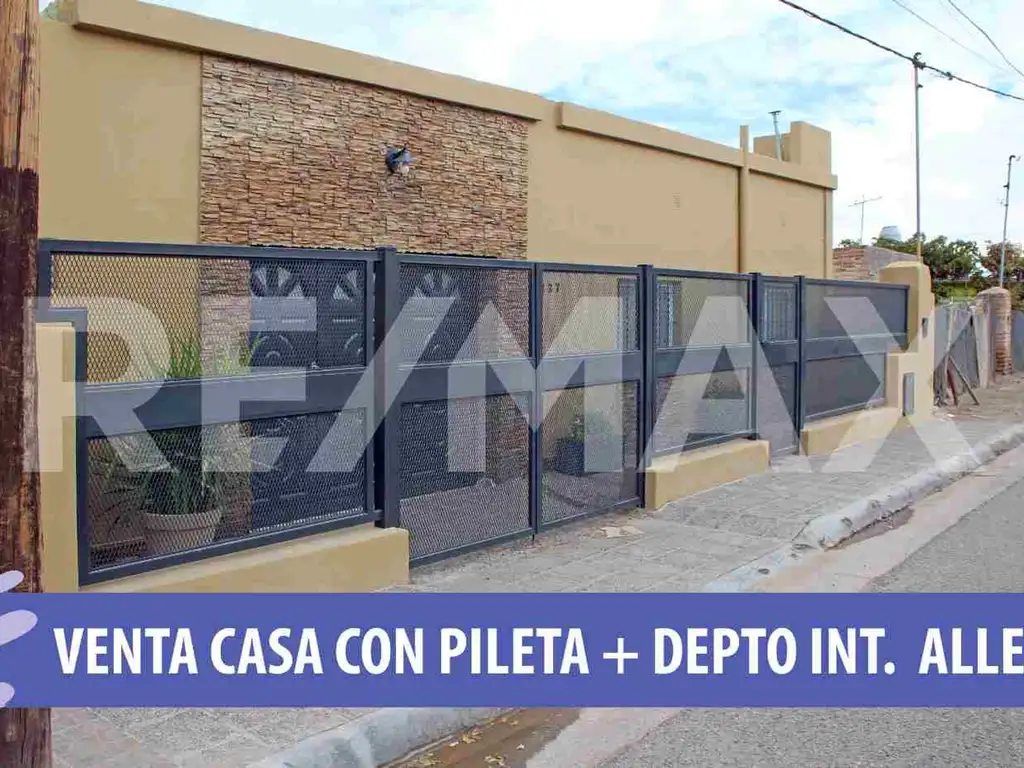 VENTA CASA CON PILETA + DEPARTAMENTO INT. EN ALLEN