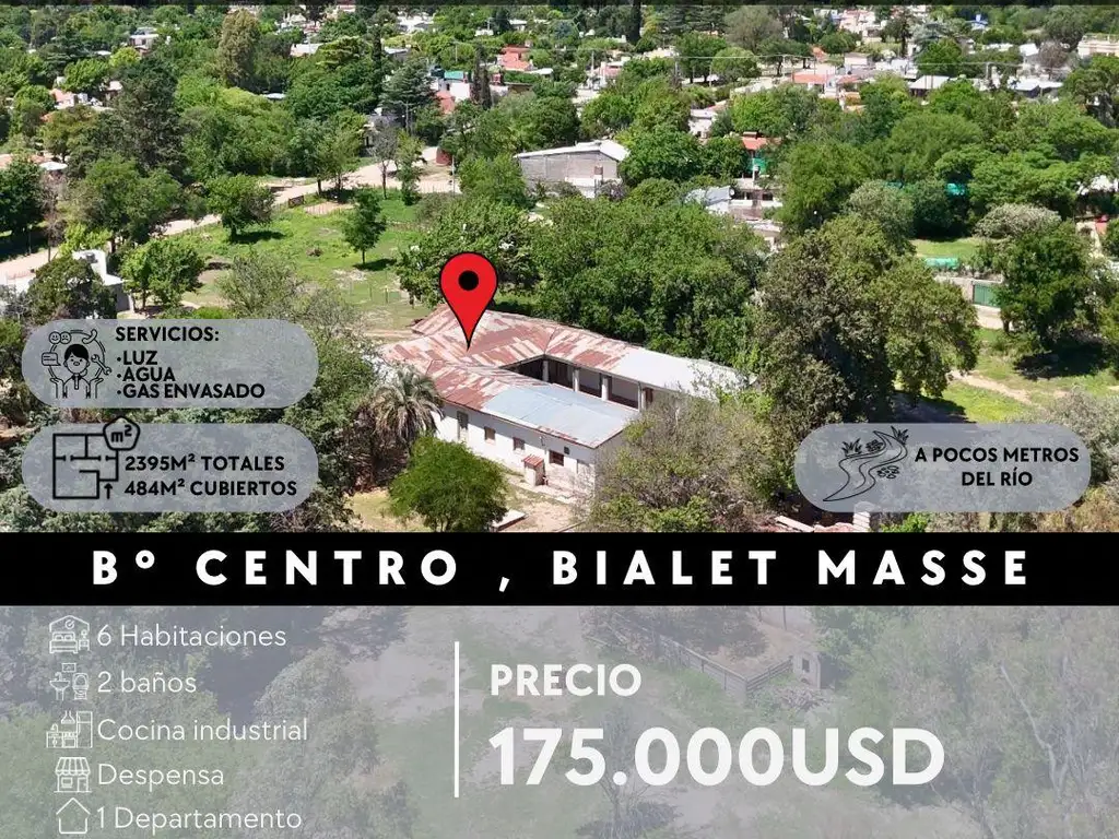 VENTA DE CASONA EN BIALET MASSÉ: IDEAL PARA DESARROLLISTAS