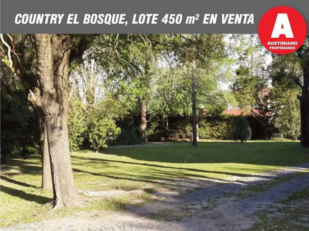 VENTA LOTE COUNTRY EL BOSQUE USD 49.000 EXCELENTE UBICACION 450MTS