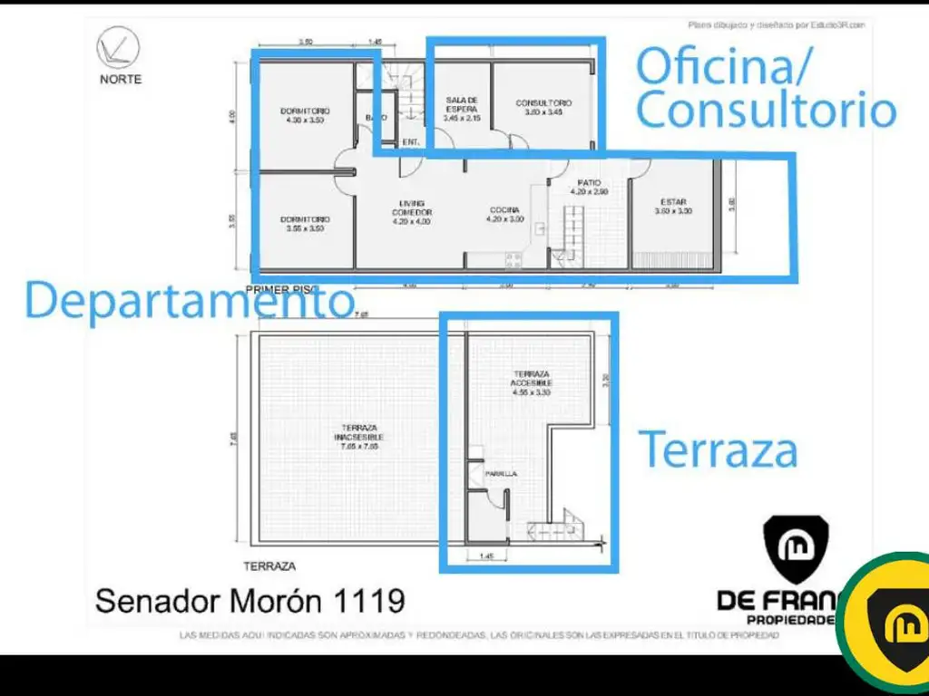 DEPARTAMENTO EN VENTA BELLA VISTA -  4 AMB , PATIO Y TERRAZA