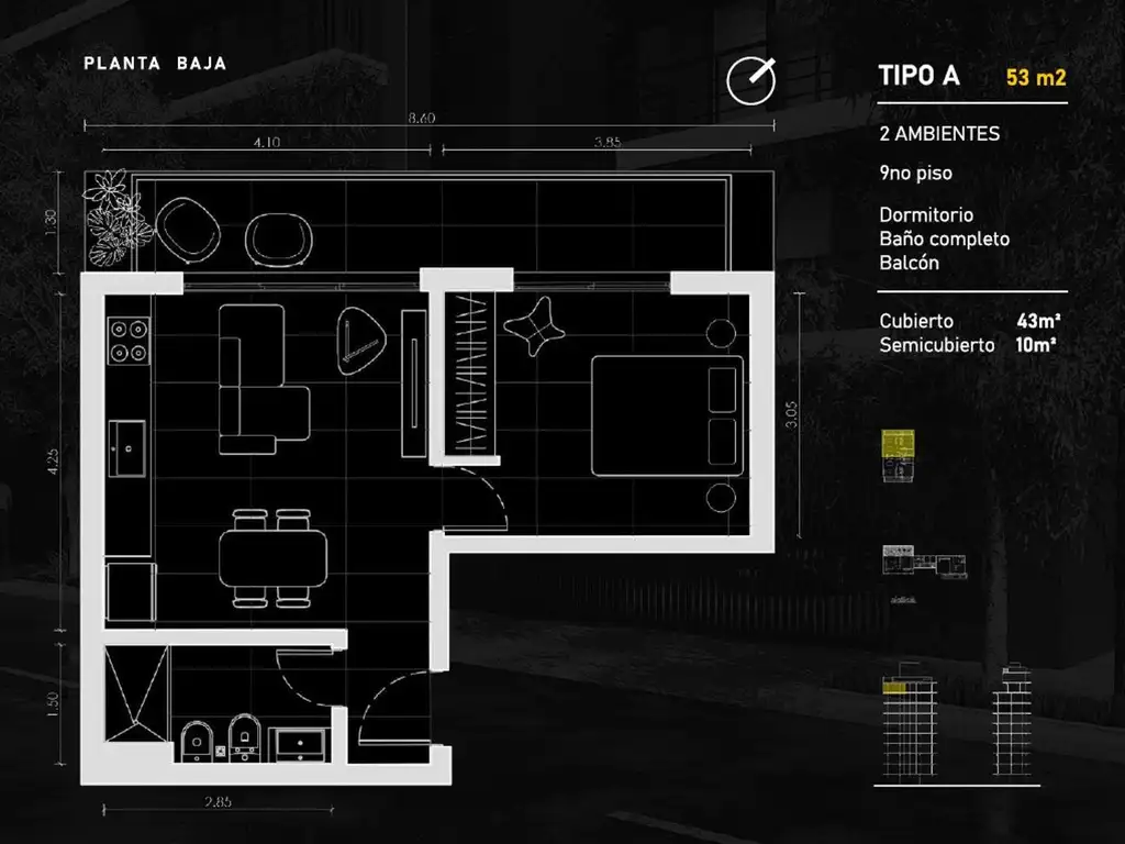 Departamento en el emprendimiento Edificio Luis García 1021,