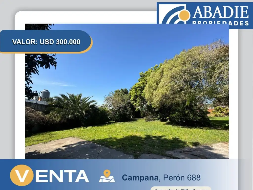 CASA QUINTA EN VENTA-PERON 988