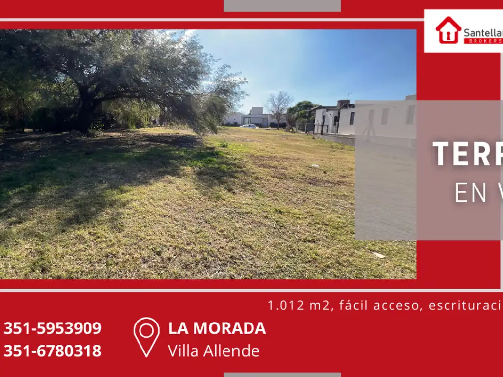 Lote Barrio La Morada - Villa Allende