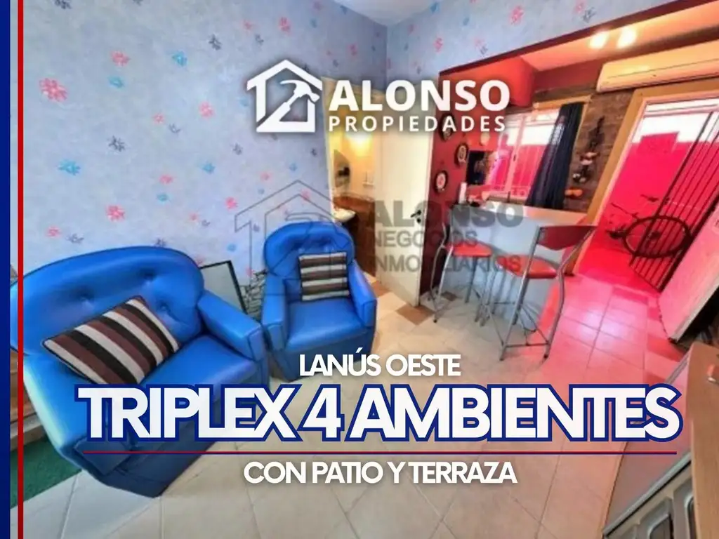 OPORTUNIDAD - RETASADO - TRIPLEX DE 4 AMB EN EXCELENTE UBI