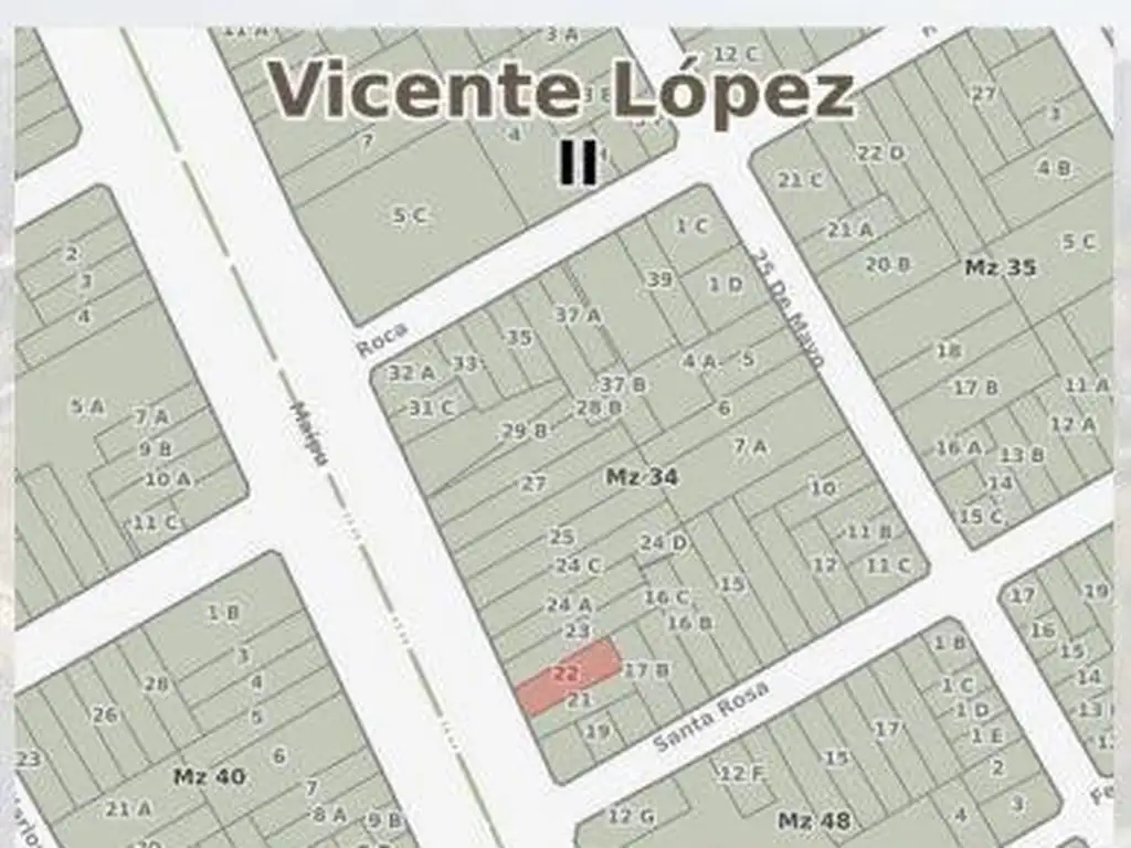 Terreno en V.Lopez-Vias/Maipú apto emprendimiento