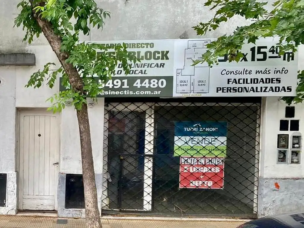 2 Locales con Oficina/Vivienda en San Fernando - Centro -