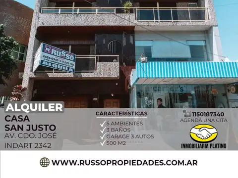 Alquiler Casa San Justo