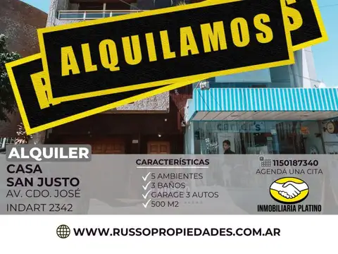 Alquiler Casa San Justo