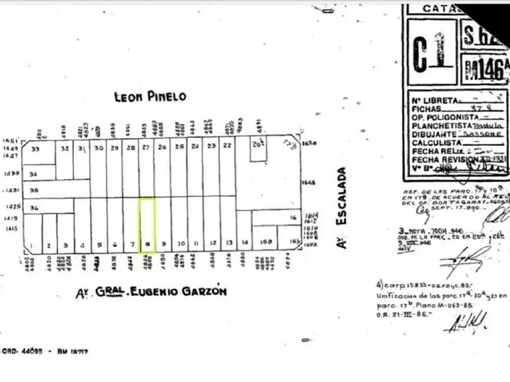 Terreno en Venta 280 m² en Floresta - Parque Avellaneda