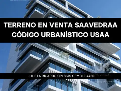 Terreno en VENTA Saavedra Holmberg al 4000 .USAA