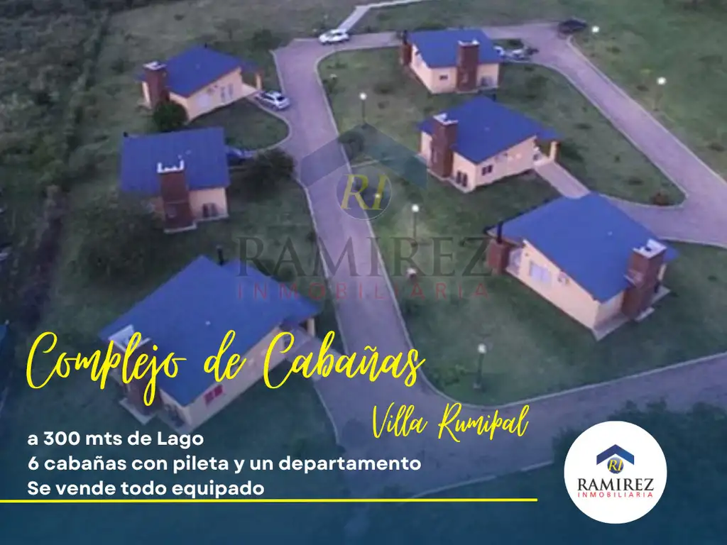 COMPLEJO DE CABAÑAS EN VILLA RUMIPAL